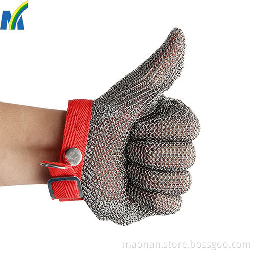 Safety Stainless Steel Chain Mail Gloves